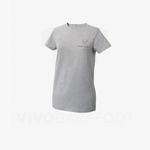 Camiseta Vivobarefoot Rapanui Sport Feminino Cinzentas | BR092YF