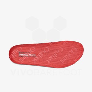 Insoles Vivobarefoot Thermal Feminino Vermelhas | BR106KW