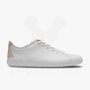 Lifestyle Shoes Vivobarefoot Geo Court III Feminino Branco Rosa | BR146WH