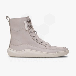 Lifestyle Shoes Vivobarefoot Gobi Boot Feminino Bege | BR157LQ