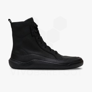 Lifestyle Shoes Vivobarefoot Gobi Boot Masculino Obsidiana | BR321DO