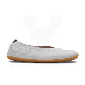 Lifestyle Shoes Vivobarefoot Opanka Ballerina Feminino Branco | BR122UK