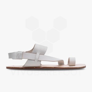 Lifestyle Shoes Vivobarefoot Opanka Sandal Feminino Branco | BR133JE