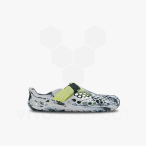 Sandálias Vivobarefoot Ultra Bloom Criança Obsidiana Branco | BR006GY