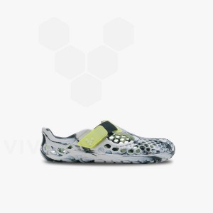 Sapatos Vivobarefoot Ultra Bloom Criança Obsidiana Branco | BR049PV