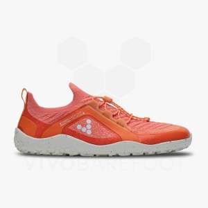 Tenis Trail Running Vivobarefoot Primus Trail Knit FG Feminino Vermelhas | BR201TL