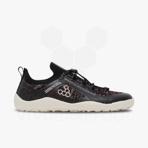 Tenis Trail Running Vivobarefoot Primus Trail Knit FG Feminino Pretas | BR198WH