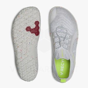 Tenis Trail Running Vivobarefoot Primus Trail Knit FG Masculino Branco | BR372EI