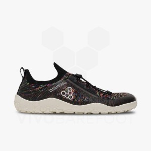 Tenis Trail Running Vivobarefoot Primus Trail Knit FG Masculino Pretas | BR368IR