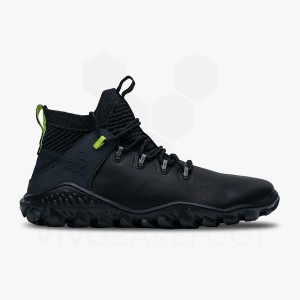 Tenis de Caminhada Vivobarefoot Magna Forest Esc Masculino Obsidiana Luz Verdes | BR403ZD